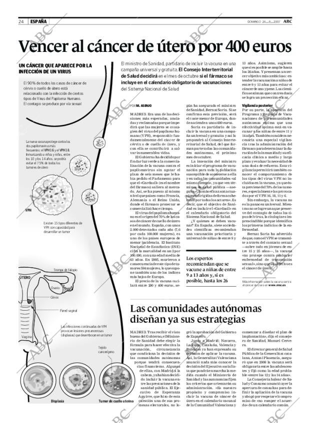 ABC MADRID 26-08-2007 página 24