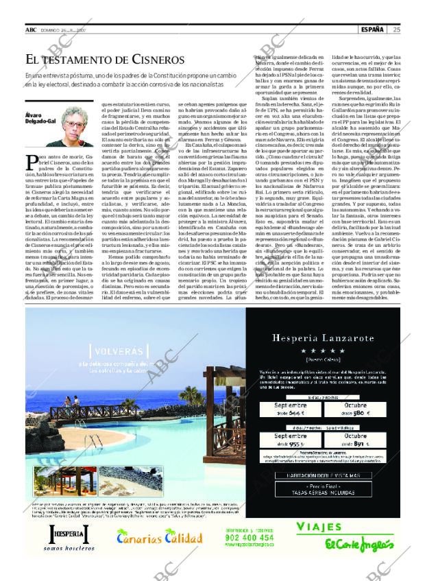 ABC MADRID 26-08-2007 página 25