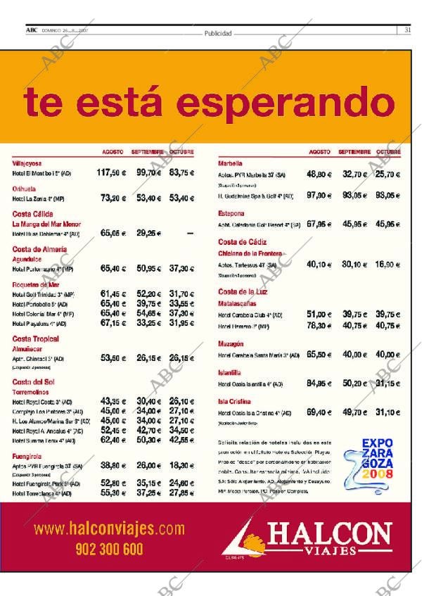ABC MADRID 26-08-2007 página 31