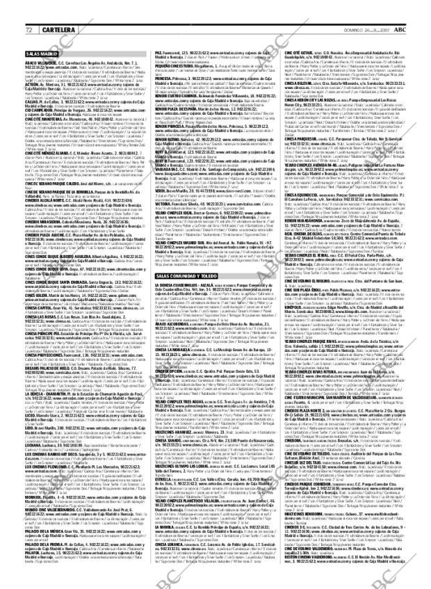 ABC MADRID 26-08-2007 página 72