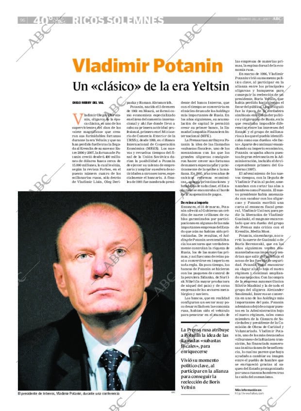 ABC MADRID 26-08-2007 página 96