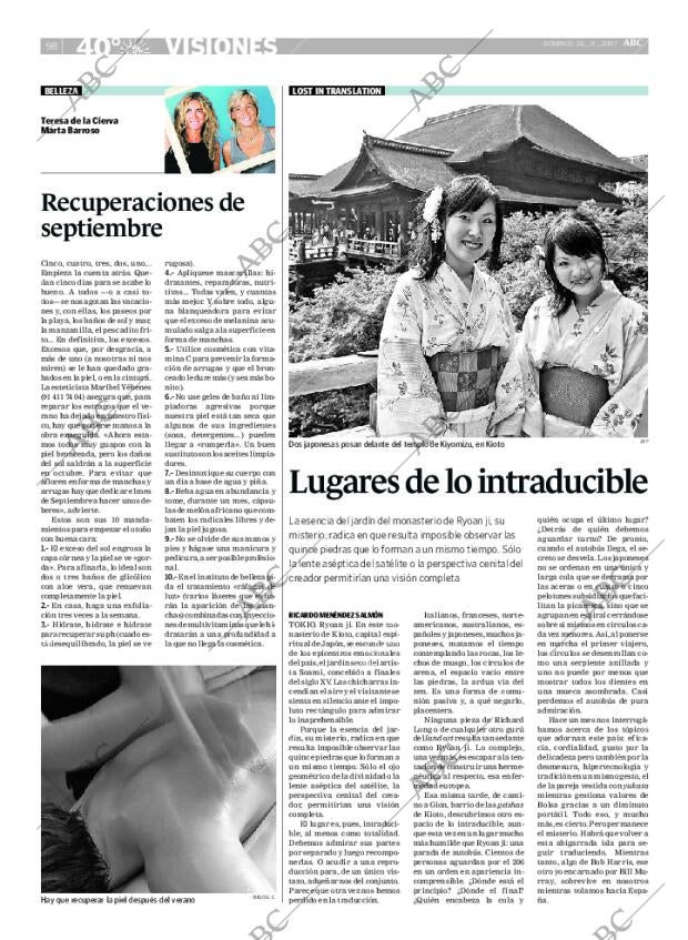 ABC MADRID 26-08-2007 página 98