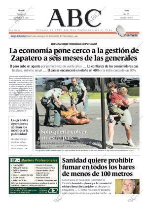 ABC MADRID 05-09-2007 página 1