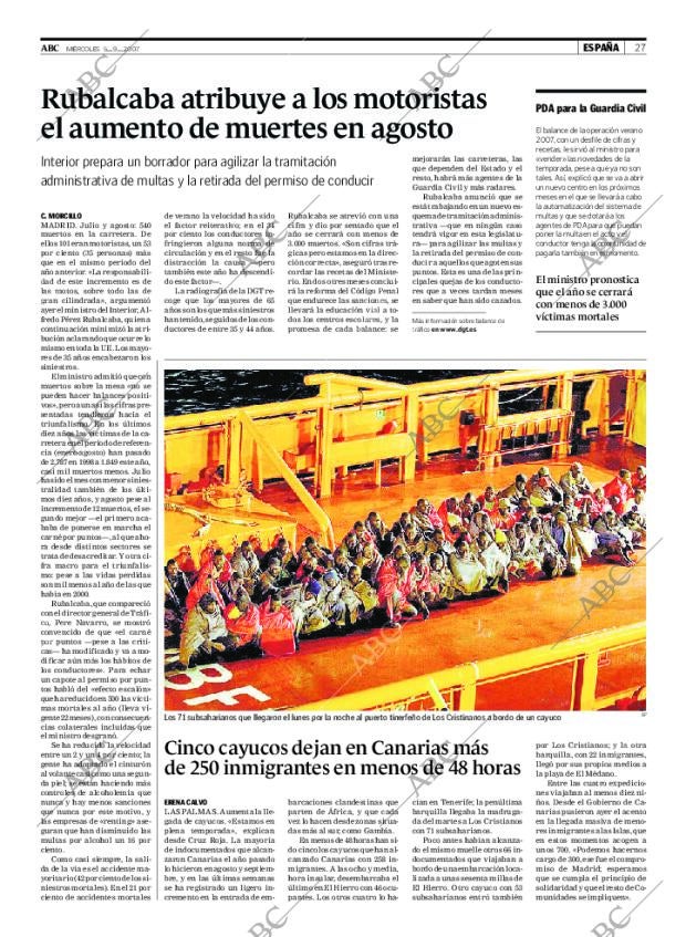 ABC MADRID 05-09-2007 página 27