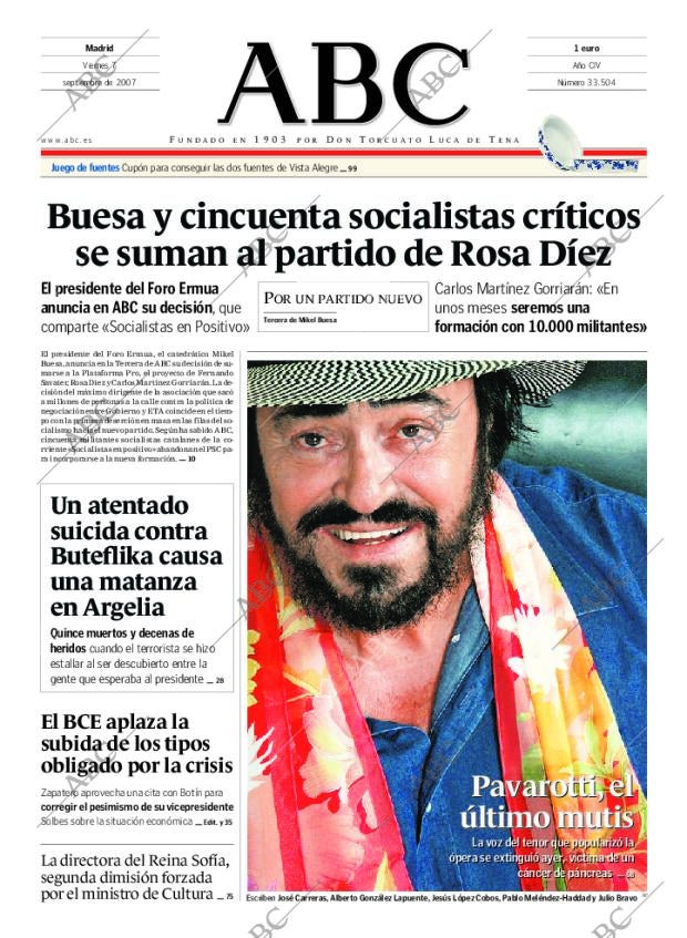 ABC MADRID 07-09-2007 página 1