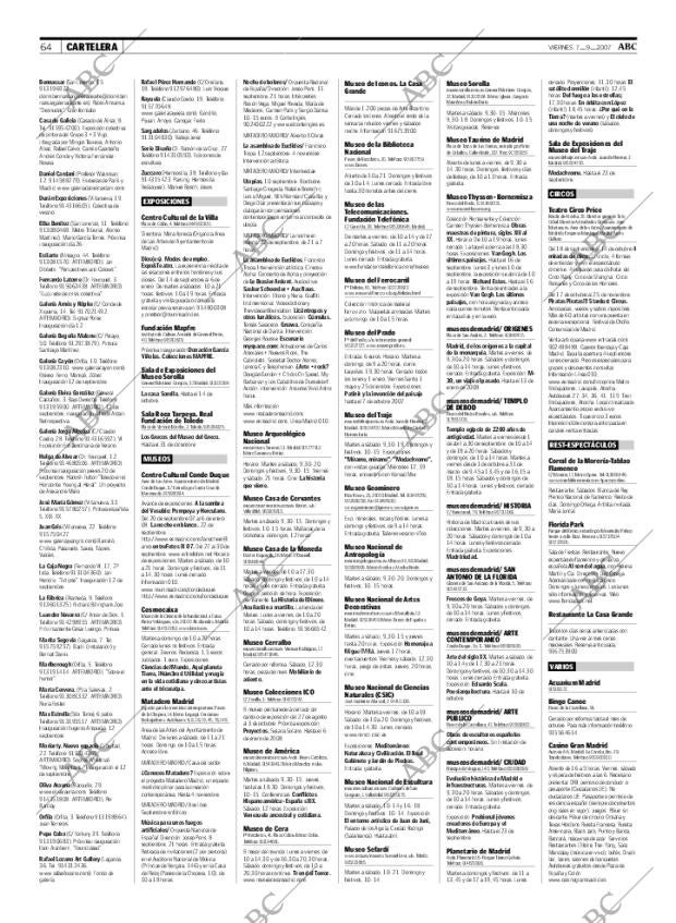 ABC MADRID 07-09-2007 página 64