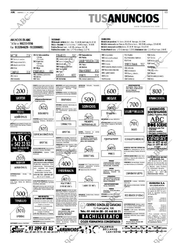 ABC MADRID 07-09-2007 página 65