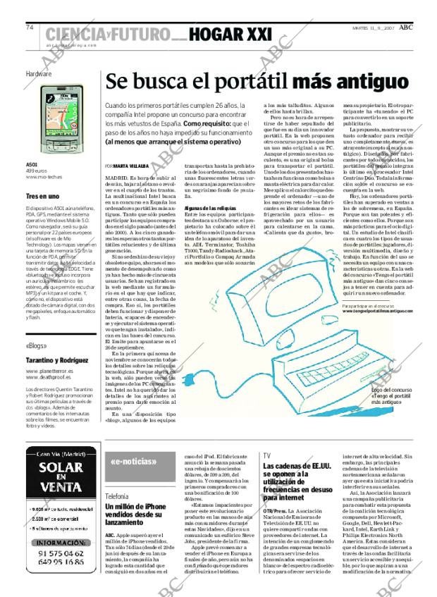 ABC CORDOBA 11-09-2007 página 74