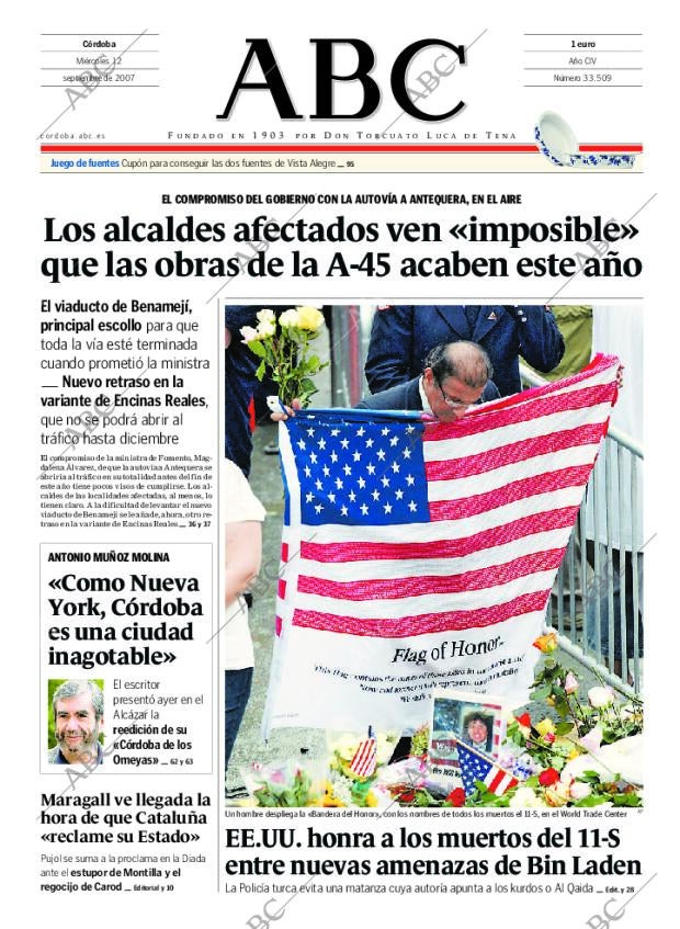 ABC CORDOBA 12-09-2007 página 1