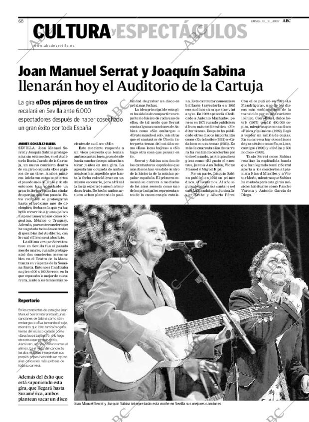 ABC SEVILLA 13-09-2007 página 68