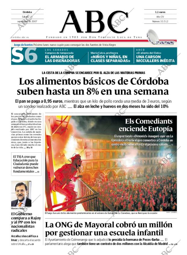 ABC CORDOBA 15-09-2007 página 1