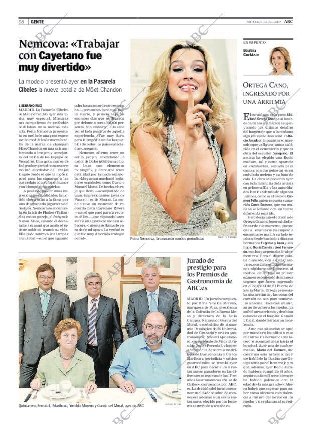 ABC MADRID 19-09-2007 página 98