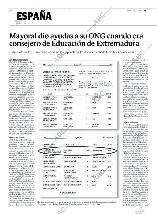 ABC MADRID 20-09-2007 página 10