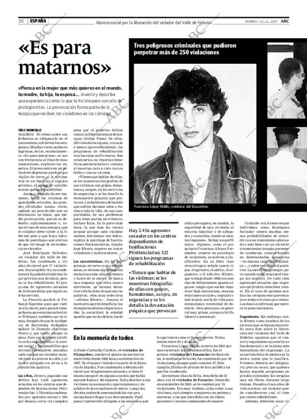 ABC MADRID 23-09-2007 página 30