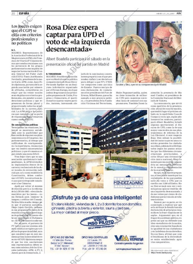 ABC MADRID 27-09-2007 página 20
