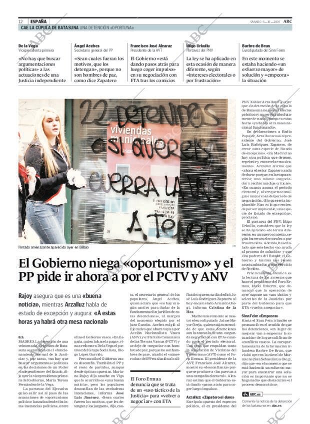 ABC MADRID 06-10-2007 página 12