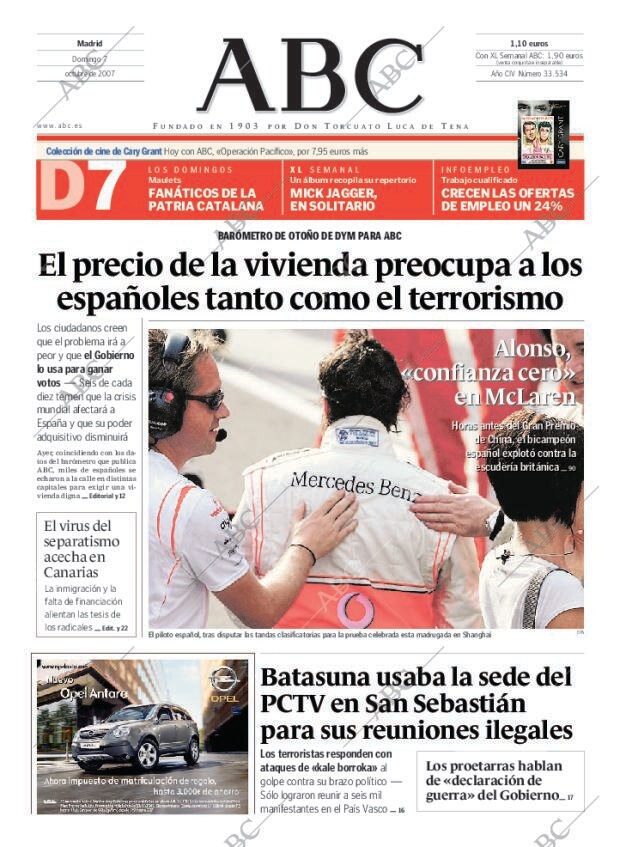 ABC MADRID 07-10-2007 página 1