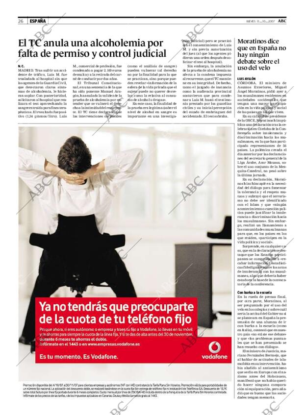 ABC MADRID 11-10-2007 página 26
