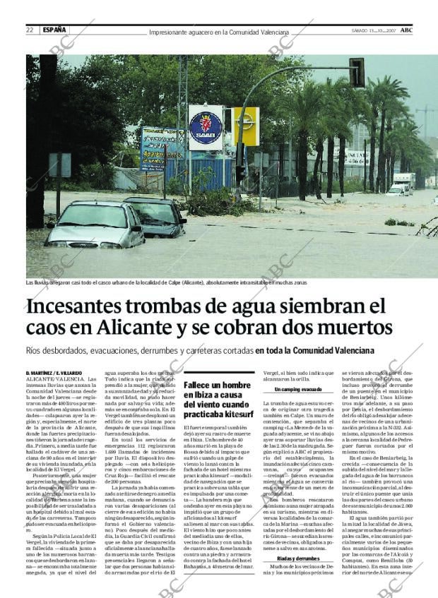 ABC MADRID 13-10-2007 página 22