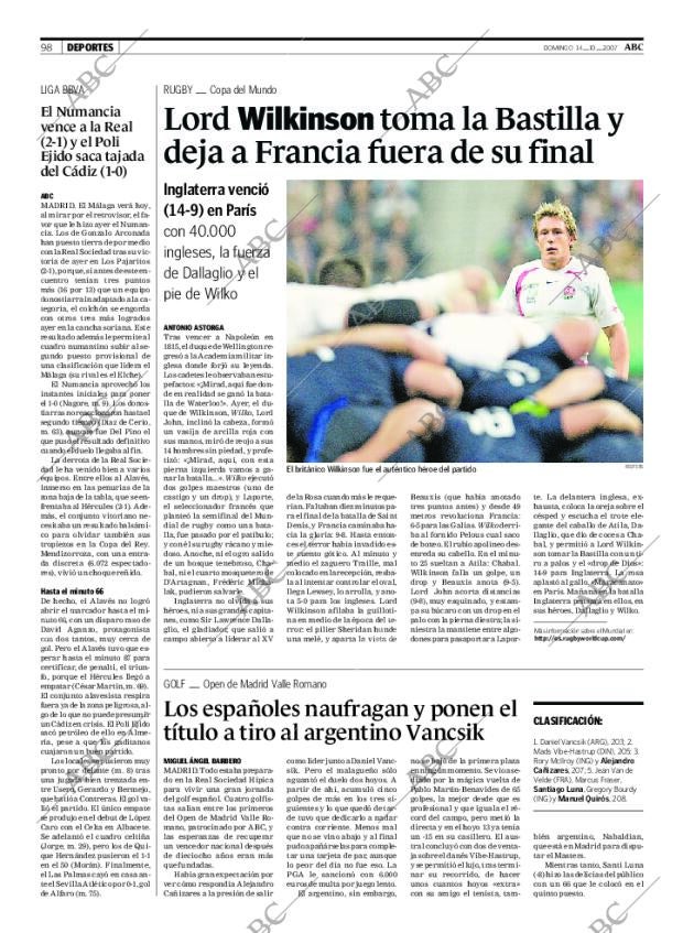 ABC MADRID 14-10-2007 página 100