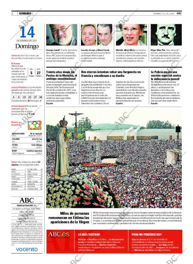 ABC MADRID 14-10-2007 página 4