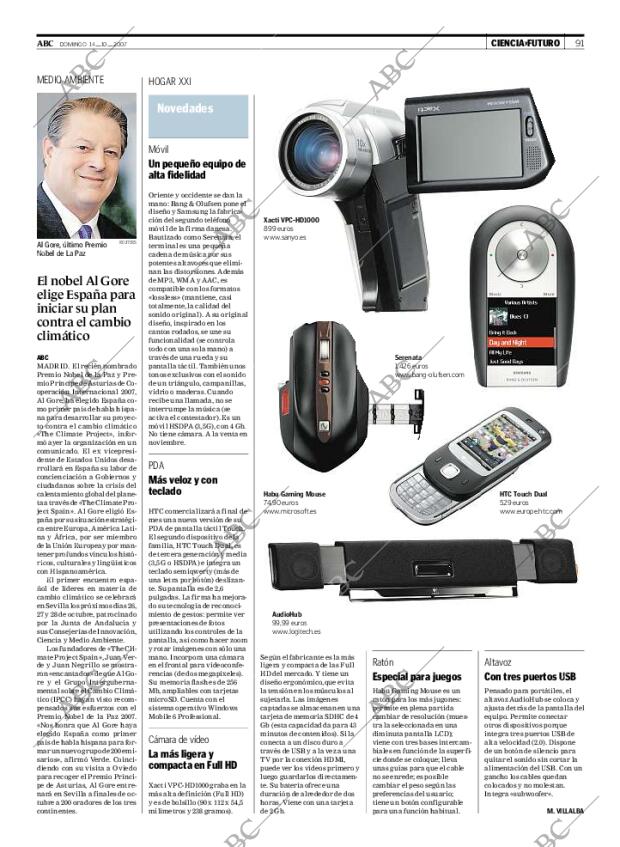 ABC MADRID 14-10-2007 página 93