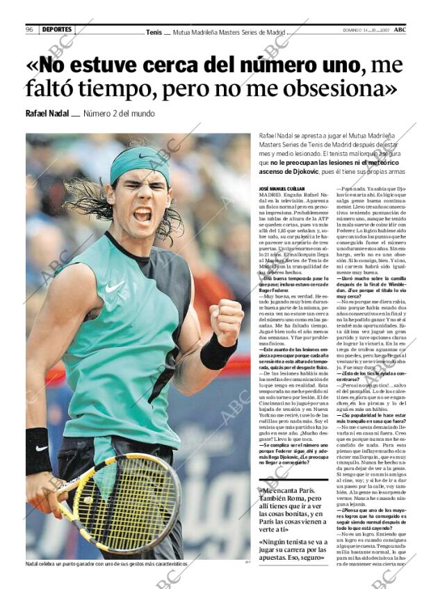 ABC MADRID 14-10-2007 página 98