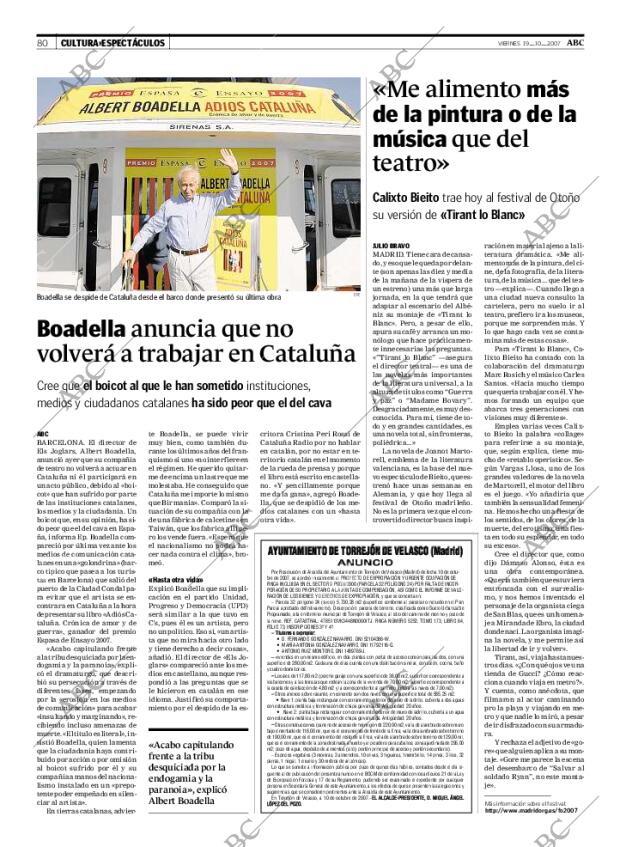 ABC MADRID 19-10-2007 página 82