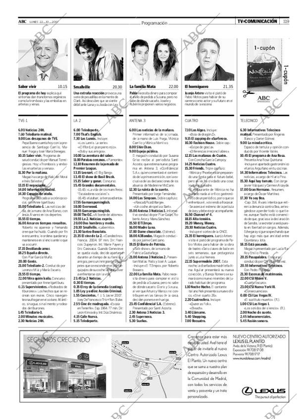 ABC MADRID 22-10-2007 página 119