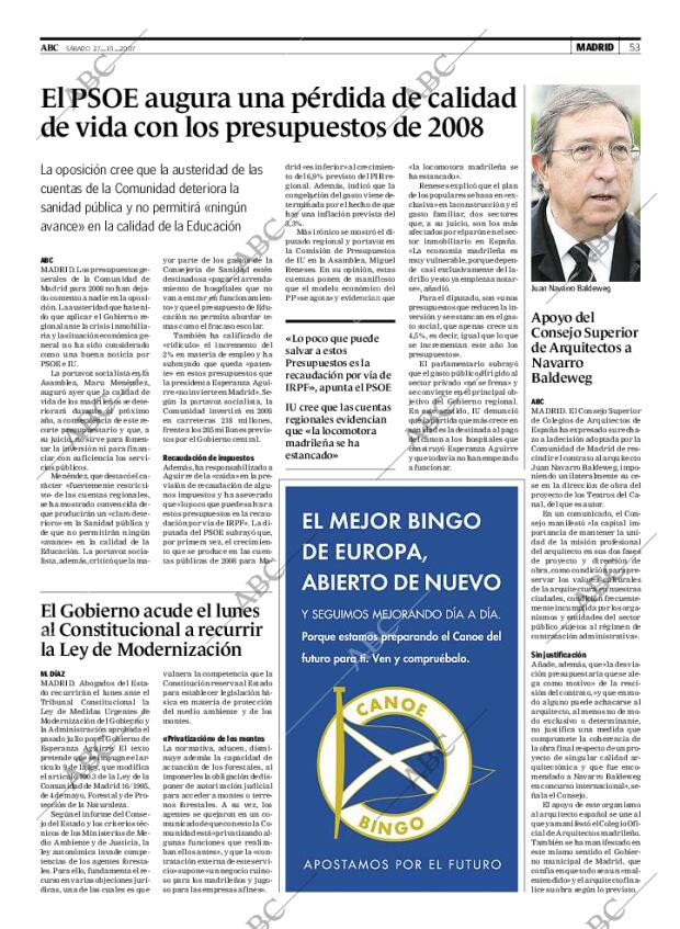 ABC MADRID 27-10-2007 página 53