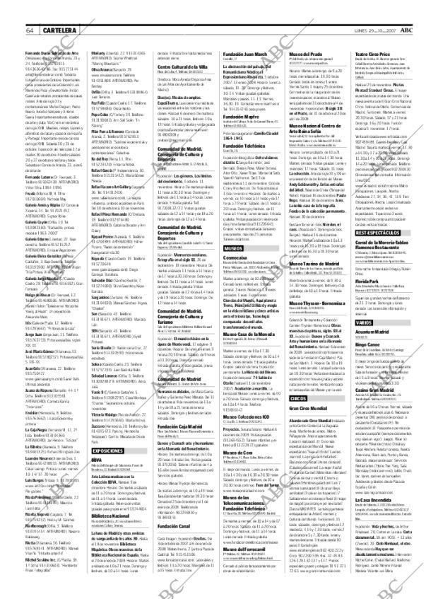 ABC MADRID 29-10-2007 página 64