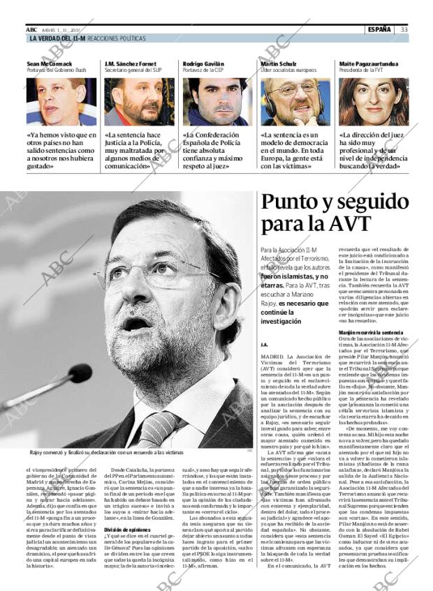 ABC MADRID 01-11-2007 página 33