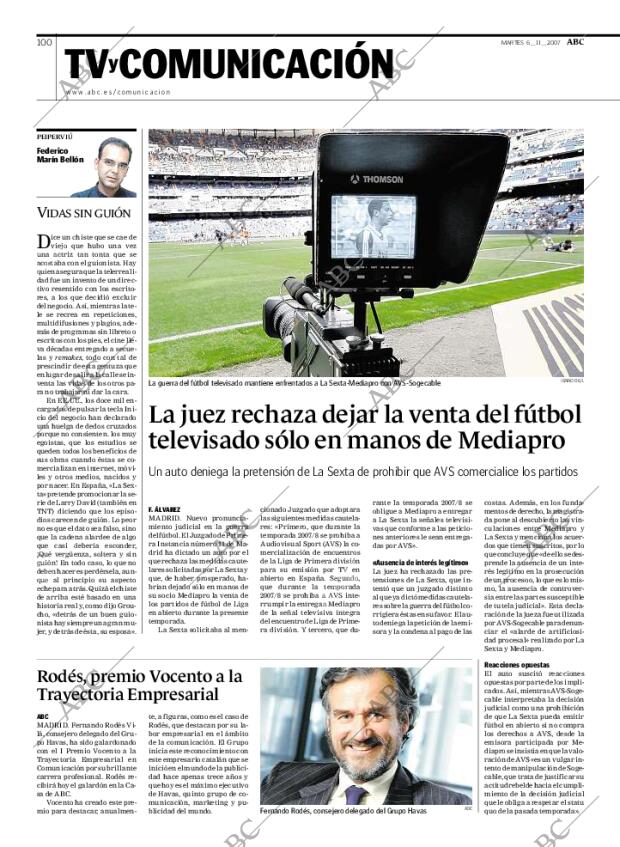 ABC MADRID 06-11-2007 página 100