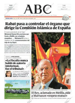 ABC MADRID 07-11-2007 página 1