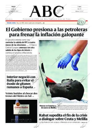 ABC MADRID 09-11-2007 página 1