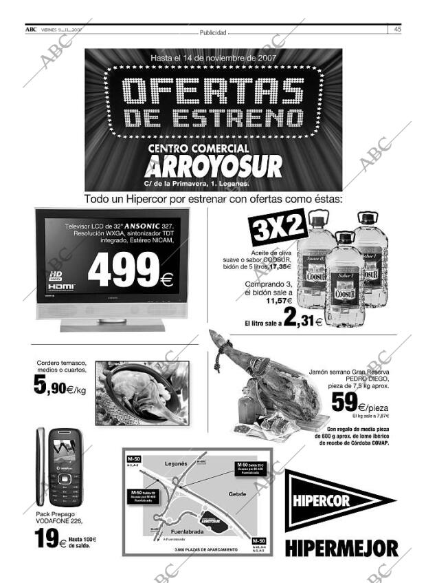 ABC MADRID 09-11-2007 página 45