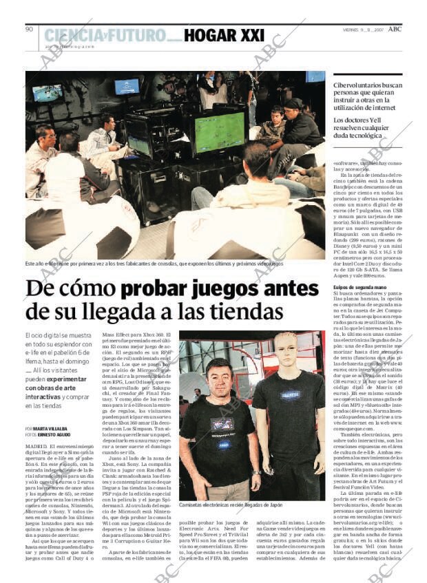 ABC MADRID 09-11-2007 página 90
