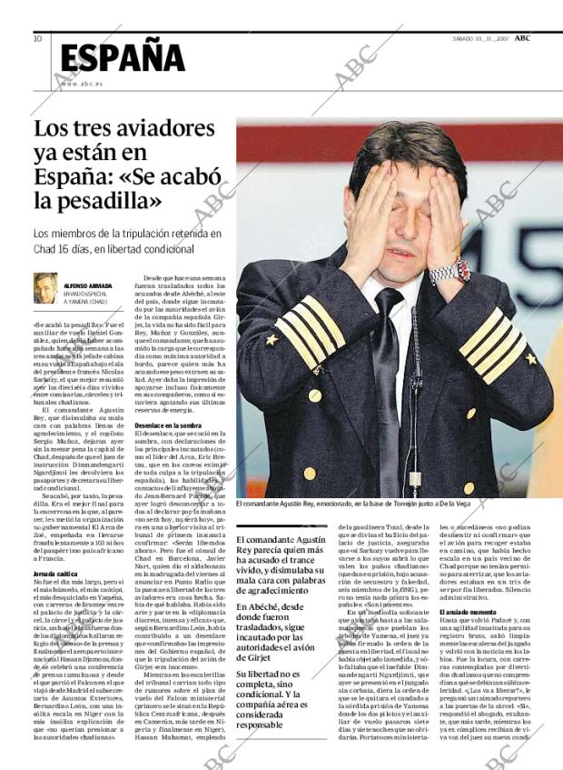 ABC MADRID 10-11-2007 página 10