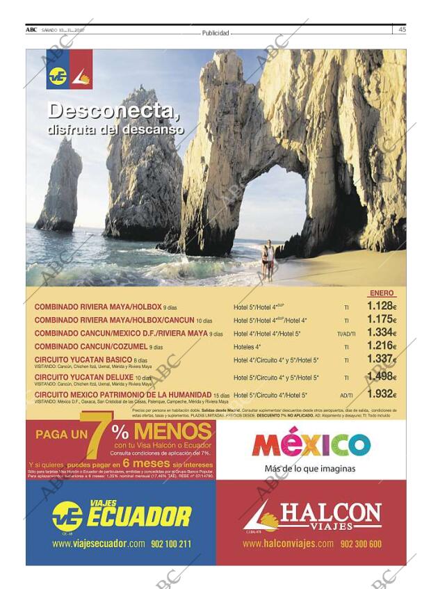 ABC MADRID 10-11-2007 página 45