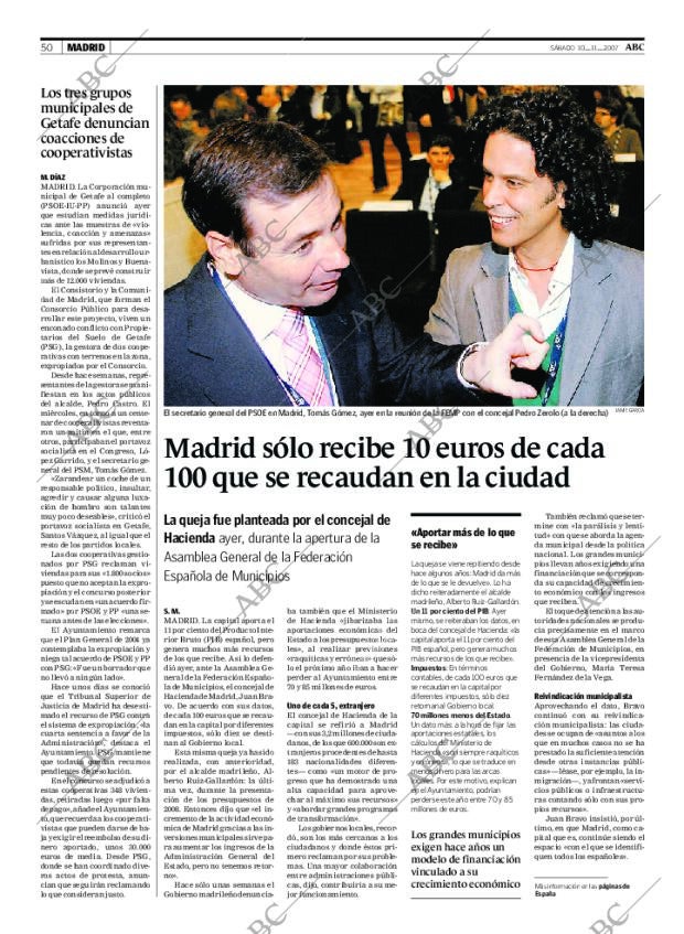 ABC MADRID 10-11-2007 página 50