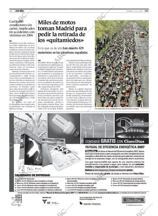 ABC MADRID 11-11-2007 página 30