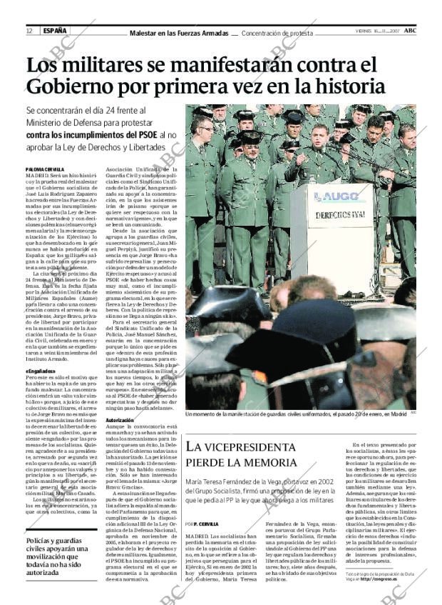 ABC MADRID 16-11-2007 página 14