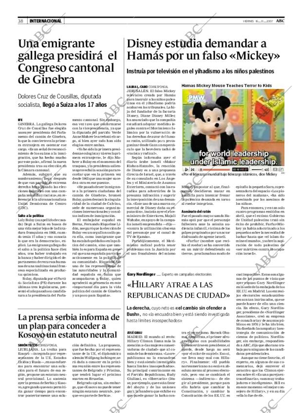 ABC MADRID 16-11-2007 página 40