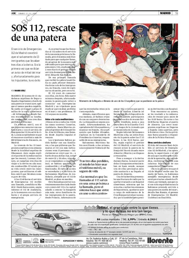 ABC MADRID 17-11-2007 página 63