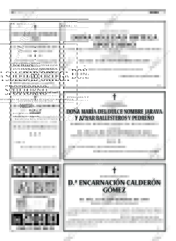 ABC MADRID 20-11-2007 página 65