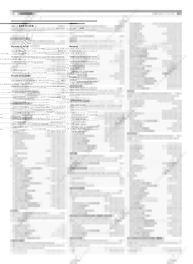 ABC MADRID 21-11-2007 página 64