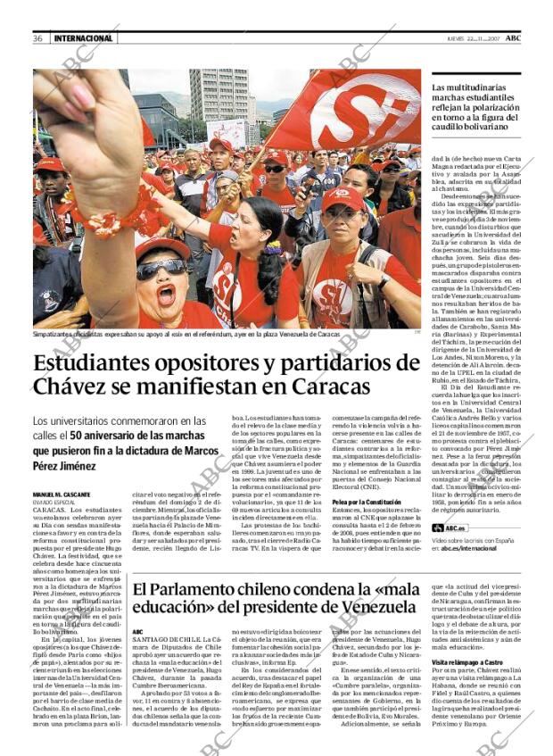 ABC MADRID 22-11-2007 página 36