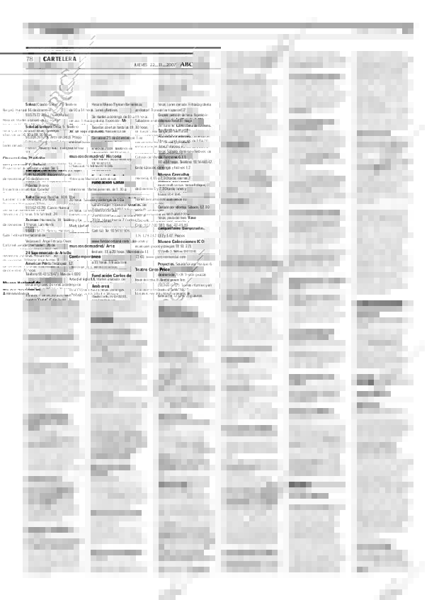 ABC MADRID 22-11-2007 página 78