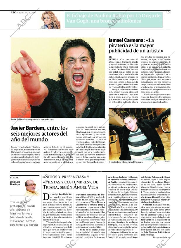 ABC SEVILLA 24-11-2007 página 113