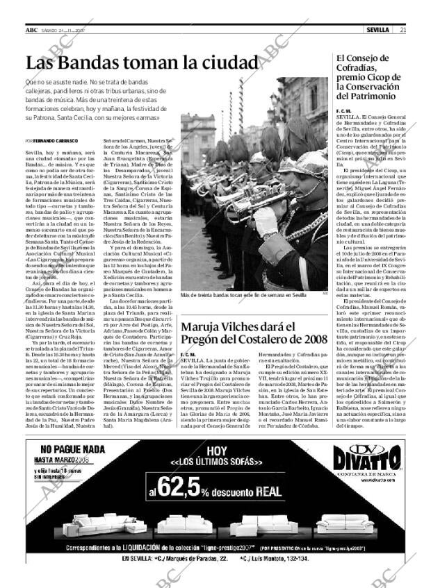 ABC SEVILLA 24-11-2007 página 21